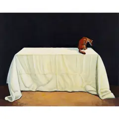David Keeling, Study for Cunning Fox, 1999, pastel on paper
