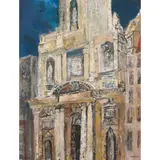 Judy Cassab, St. Paul's Cathedral, Paris, 1991, oil on linen