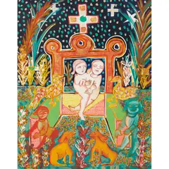 Mirka Mora, Untitled, 1970, oil on canvas