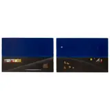Peter D. Cole, Night, 1991, pastel on paper, diptych