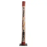 Garwirrin Gumana, (Language group: Yolngu), natural pigments on hollowed log