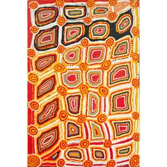Fred Tjakamarra, (Language group: Kukatja), synthetic polymer paint on canvas