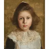 Tom Roberts, Little Nell Simpson, 1888, oil on canvas