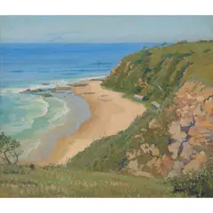 Elioth Gruner, Nambucca Beach, 1933, oil on canvas on board
