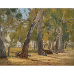 Will Ashton, (Figure in the Landscape), c.1928, oil on canvas