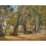 Will Ashton, (Figure in the Landscape), c.1928, oil on canvas