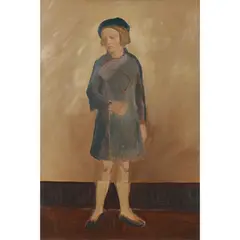 Roland Wakelin, Portrait of his Daughter, oil on board