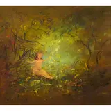 David Boyd, Angel of Spring, oil on canvas