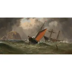Haughton Forrest, (Maritime Scene), oil on board