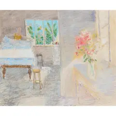 William Robinson, Setting the Table, c.1974, pastel on paper