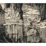 A Strayed Moonbeam by Ida Rentoul Outhwaite, ink and gouache on card, sold Jun 2026