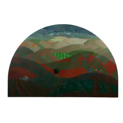 Anne Graham, Pineapple Fields, 1978, oil on canvas