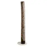 Malaluba Gumana, (Language group: Dhalwangu), natural pigments on hollowed log
