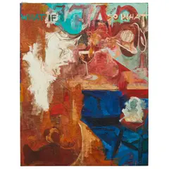 Ian Smith, What If So What, 1990, mixed media on canvas