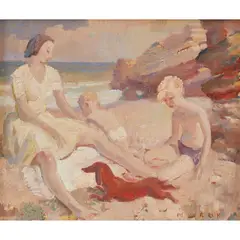 Arthur Murch, Afternoon Sun, c.1935, oil on board