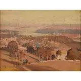 H.R. Gallop, From Eastwood, oil on board