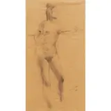 Clifton Pugh, Female Standing Nude