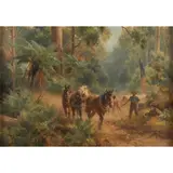 Jan Hendrik Scheltema, Hauling Logs