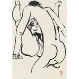Brett Whiteley, (Lovers), 1979, ink on paper