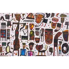 David Larwill, Games, 1998, oil on linen