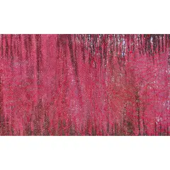 Robert Fielding, (Language group: Pitjantjatjara), pencil, ink and acrylic on pierced and burnt paper, diptych