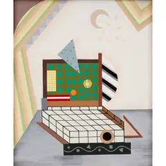Diena Georgetti, It's Like Finding Home in a Painting That You've Never Seen, Still You Know Everything it Took to Make it (I Know I Know), 2007, acrylic on board