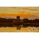 Haughton Forrest, Ross Castle, Ireland, oil on board
