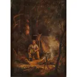 James Alfred Turner, The Lone Hours, 1898, oil on canvas