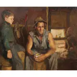 Reshid Bey, (Smoko), oil on canvas laid on board