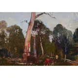 Walter Withers, Cattle Grazing, oil on panel