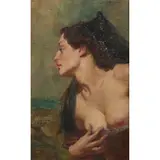 Norman Lindsay, Yvonne, c.1938, oil on canvas on board