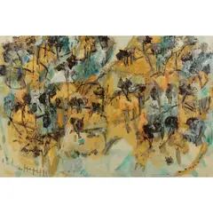 David Rankin, Green Hillside, 1990, oil on canvas