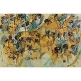 David Rankin, Green Hillside, 1990, oil on canvas
