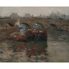 Will Ashton, (The Pont Neuf, Paris), oil on canvas