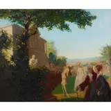 Charles Conder, (The Introduction), c.1905, oil on canvas