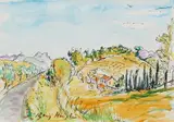 Barry Humphries, Provençale Landscape, St Jerome, Provence