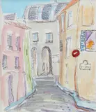 Barry Humphries, French Street Scene
