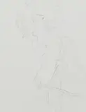 Barry Humphries, Steven Isserlis Playing the Cello, pencil on paper
