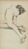 Édouard Vuillard, Study of a Nude, c., 1915, pencil on paper