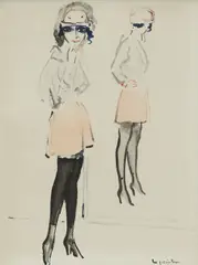 Kees van Dongen, Le Peintre, 1925, colour lithograph
