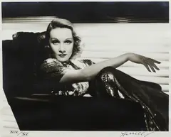 George Hurrell, Marlene Dietrich, 1938, silver gelatin print, ed. 14/15, printed c.1979
