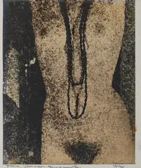 Lewis Morley, Female Nude with Necklace, photograph