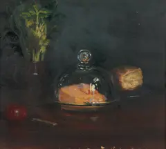 Jessamine Buxton, Still Life, The Glass Cheese Dish, c.1928, oil on canvas