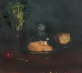 Jessamine Buxton, Still Life, The Glass Cheese Dish, c.1928, oil on canvas