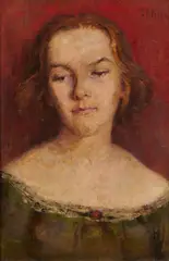 Jane R. Price, Portrait of a Lady, oil on canvas