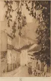 Jessie Traill, Between Showers, Carcassonne, 1927, etching, ed. 9/25