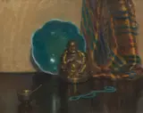 Dora L. Wilson, (Still Life, Buddha)
