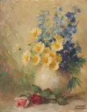 Dorothy Coleman, Still Life, oil on canvas on board