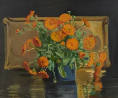 Marion Jones, Marigolds, c.1925, oil on canvas