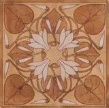 Florence Mary Anderson, Art Nouveau Design, watercolour on paper